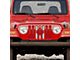 Grille Insert; Canadian Red and White (97-06 Jeep Wrangler TJ)