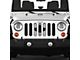 Grille Insert; Canadian Black and White (07-18 Jeep Wrangler JK)
