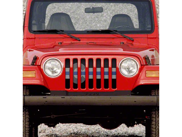 Grille Insert; Colorado Tactical State Flag (97-06 Jeep Wrangler TJ)