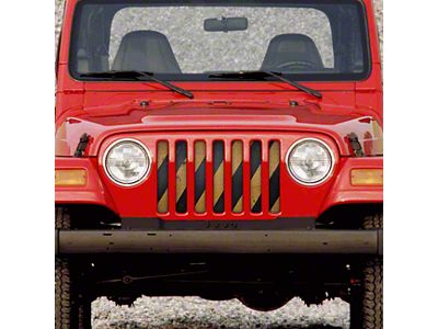 Grille Insert; Cross Walk (97-06 Jeep Wrangler TJ)