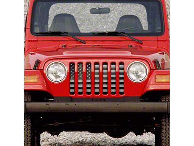 Grille Insert; American Grunge Tactical (97-06 Jeep Wrangler TJ)