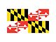 Grille Insert; Maryland State Flag (97-06 Jeep Wrangler TJ)