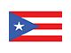 Grille Insert; Puerto Rico Flag (97-06 Jeep Wrangler TJ)