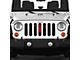 Grille Insert; Red Warrior (07-18 Jeep Wrangler JK)