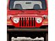 Grille Insert; Red Warrior (97-06 Jeep Wrangler TJ)