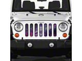 Grille Insert; Waa Waa White Space (07-18 Jeep Wrangler JK)