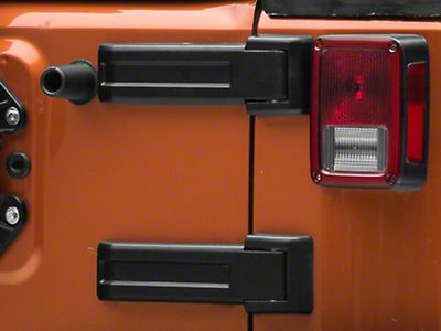 Jeep Wrangler Tailgate Hinge Cover; Upper Inner (07-18 Jeep Wrangler JK)