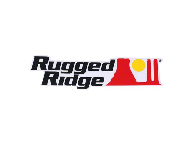 Rugged Ridge Decal; Black