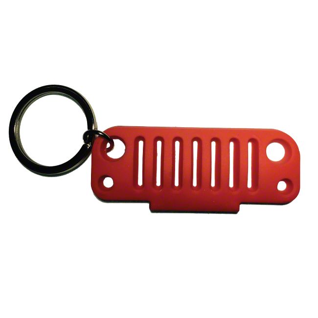 red jeep keychain