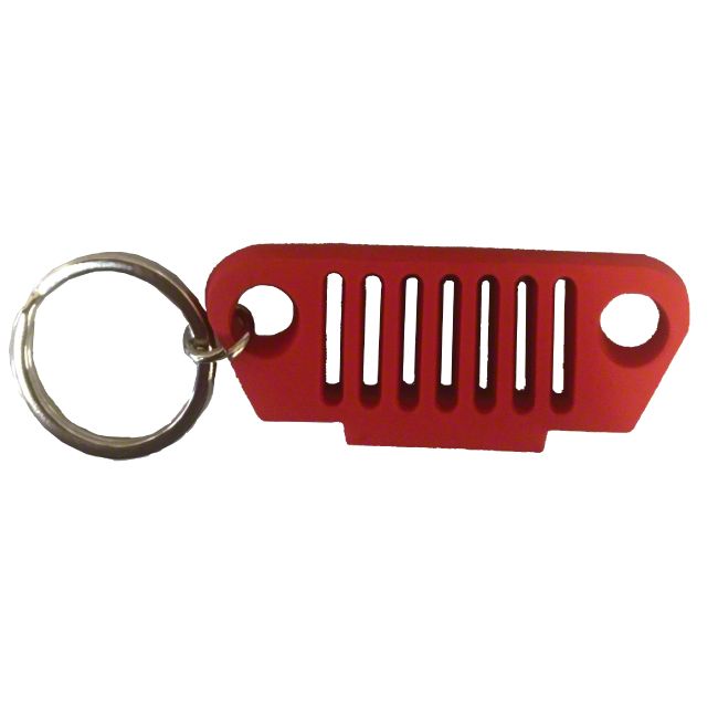 red jeep keychain