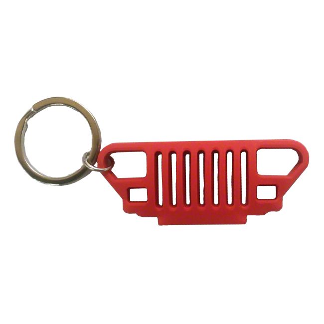 red jeep keychain