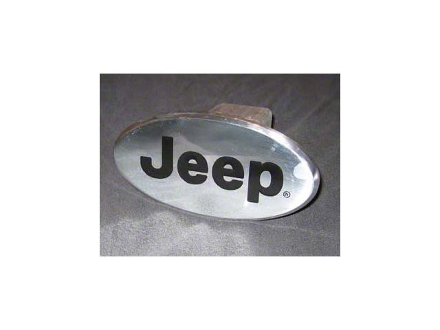 Hitch Cover with Jeep Logo (Universal; Some Adaptation May Be Required)