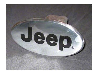 Hitch Cover with Jeep Logo (Universal; Some Adaptation May Be Required)