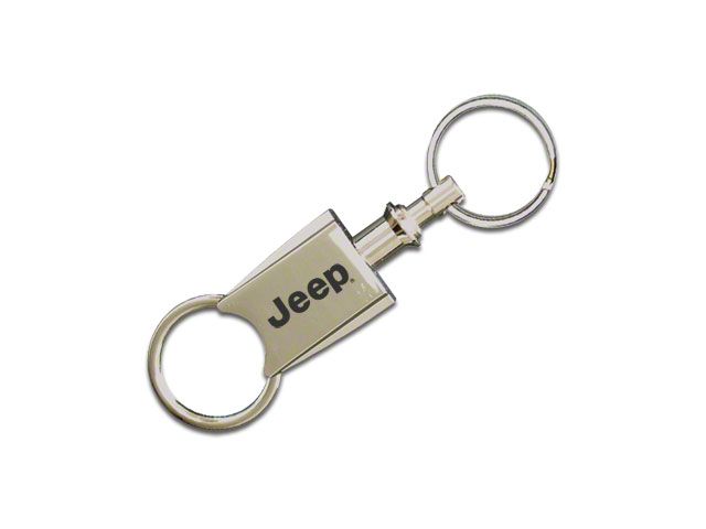 Valet Pull Apart Keychain with Jeep Name