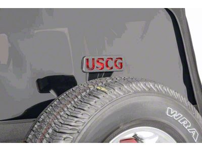 Third Brake Light Guard; United States Coast Guard (07-18 Jeep Wrangler JK)