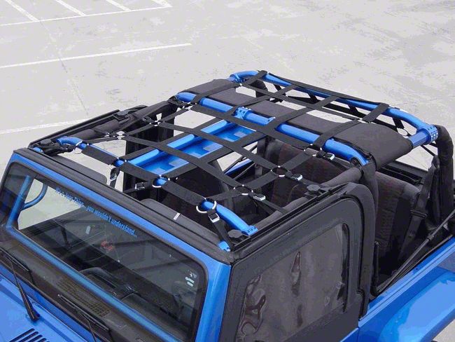 Raingler Nets Jeep Wrangler Overhead Net P101 04 06 Jeep Wrangler Tj Unlimited