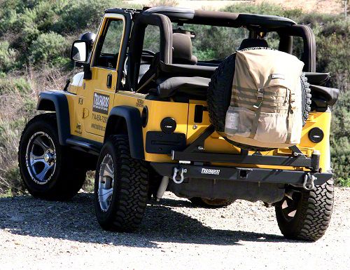 jeep wrangler spare tire trash bag