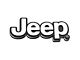 Jeep Molded Emblem (Universal; Some Adaptation May Be Required)