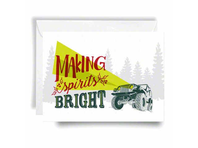 Jeep Holiday Card Making Spirits; Bright Print