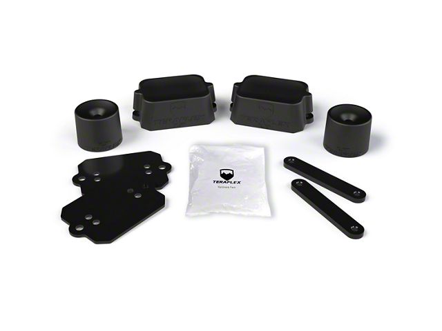 Teraflex 2-Inch Front and Rear Bump Stop Strike Pad Extension Kit (18-24 Jeep Wrangler JL)