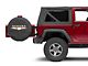 Mopar Sahara Design Spare Tire Cover; 32-Inch Tire Cover (66-18 Jeep CJ5, CJ7, Wrangler YJ, TJ & JK)