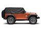 Mopar Cab Cover with Jeep Logo; Silver (07-18 Jeep Wrangler JK 2-Door)