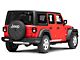 Mopar Jeep Logo Spare Tire Cover; Black; 32-Inch Tire Cover (18-24 Jeep Wrangler JL)