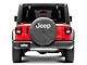 Mopar Jeep Logo Spare Tire Cover; Black; 32-Inch Tire Cover (18-24 Jeep Wrangler JL)