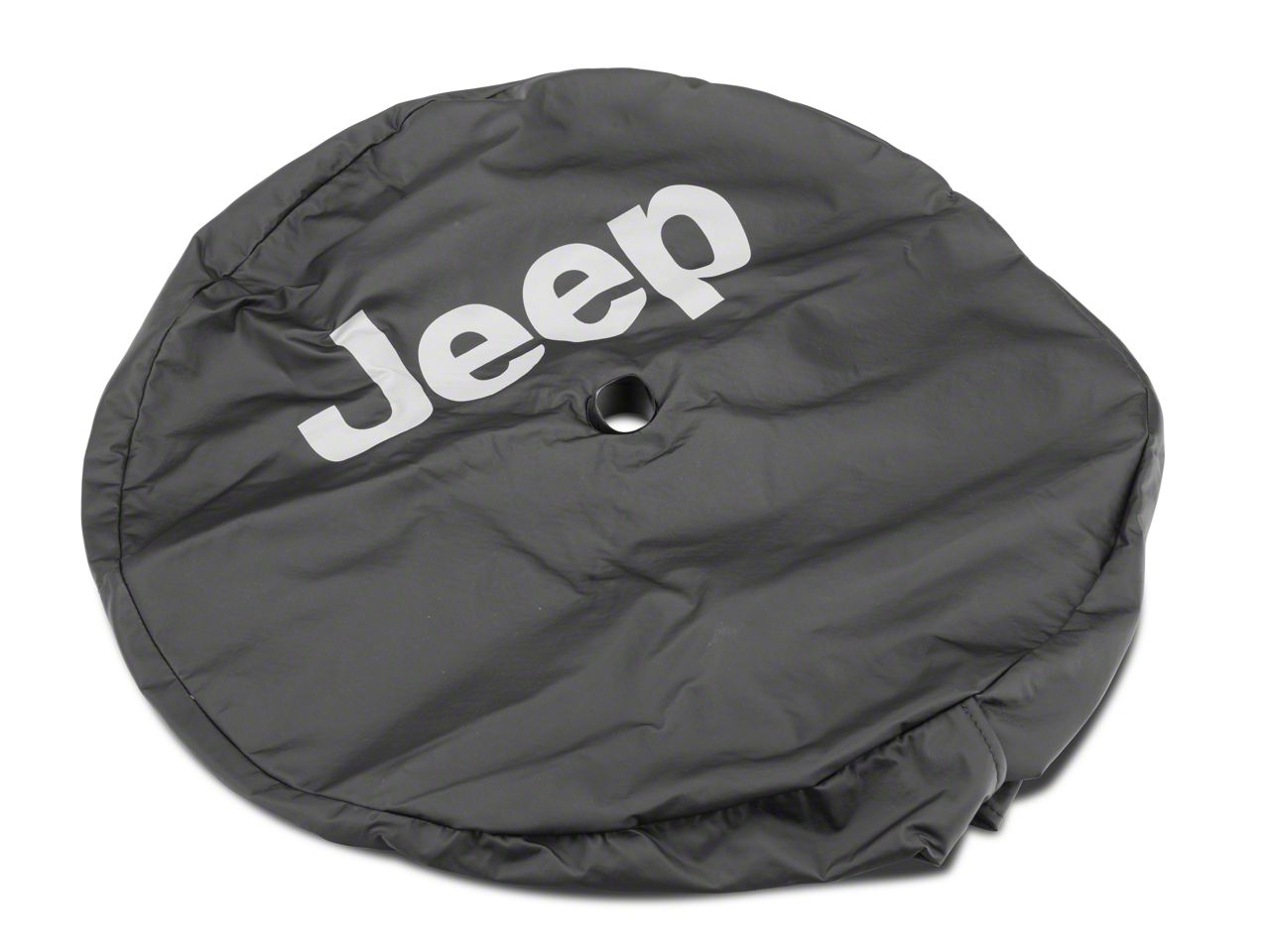 Mopar Jeep Wrangler Jeep Logo Spare Tire Cover; Black; 32-Inch Tire Cover  82215434 (18-23 Jeep Wrangler JL) Free Shipping
