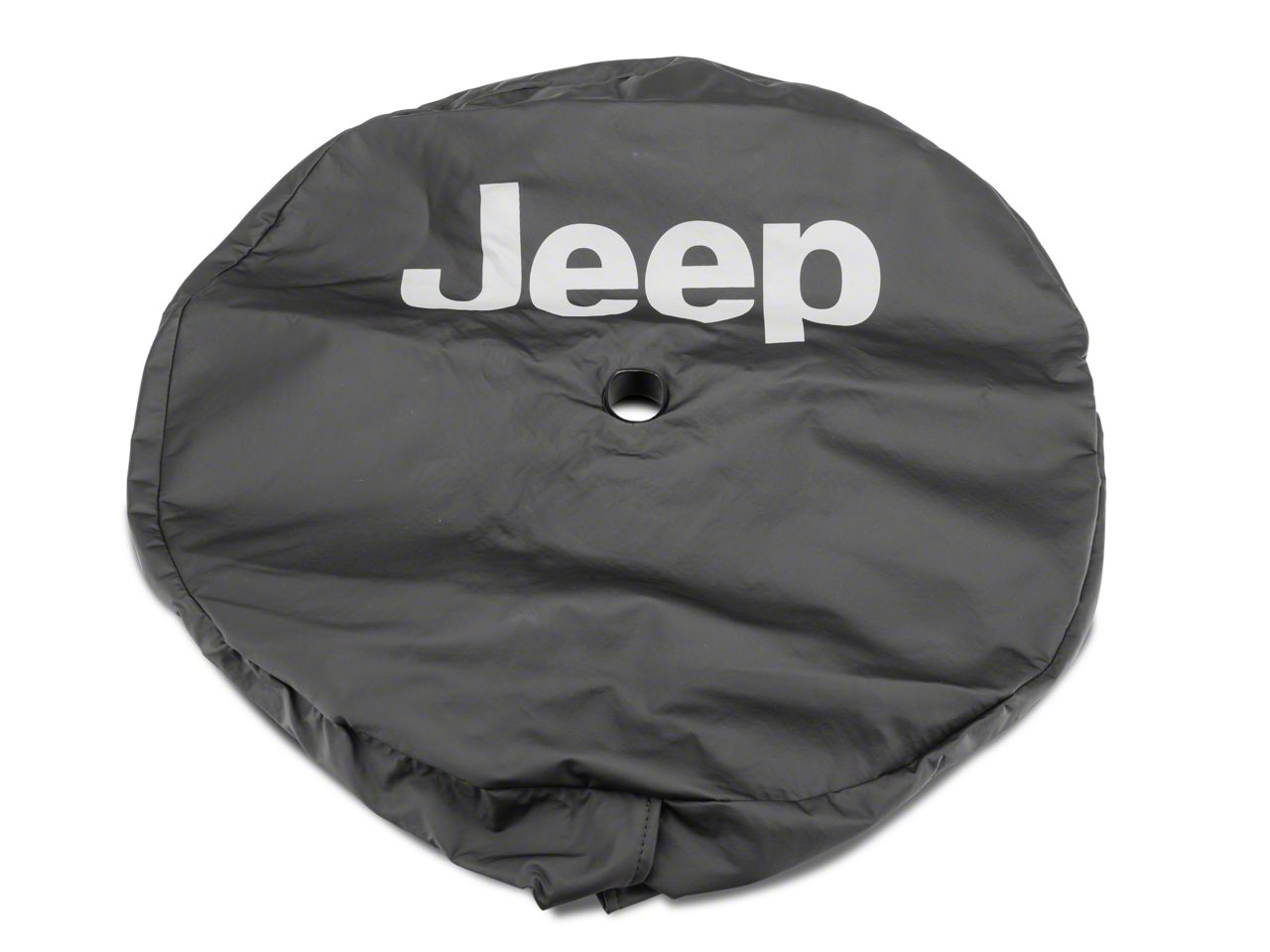 Mopar Jeep Wrangler Jeep Logo Spare Tire Cover; Black; 32-Inch Tire Cover  82215434 (18-23 Jeep Wrangler JL) Free Shipping