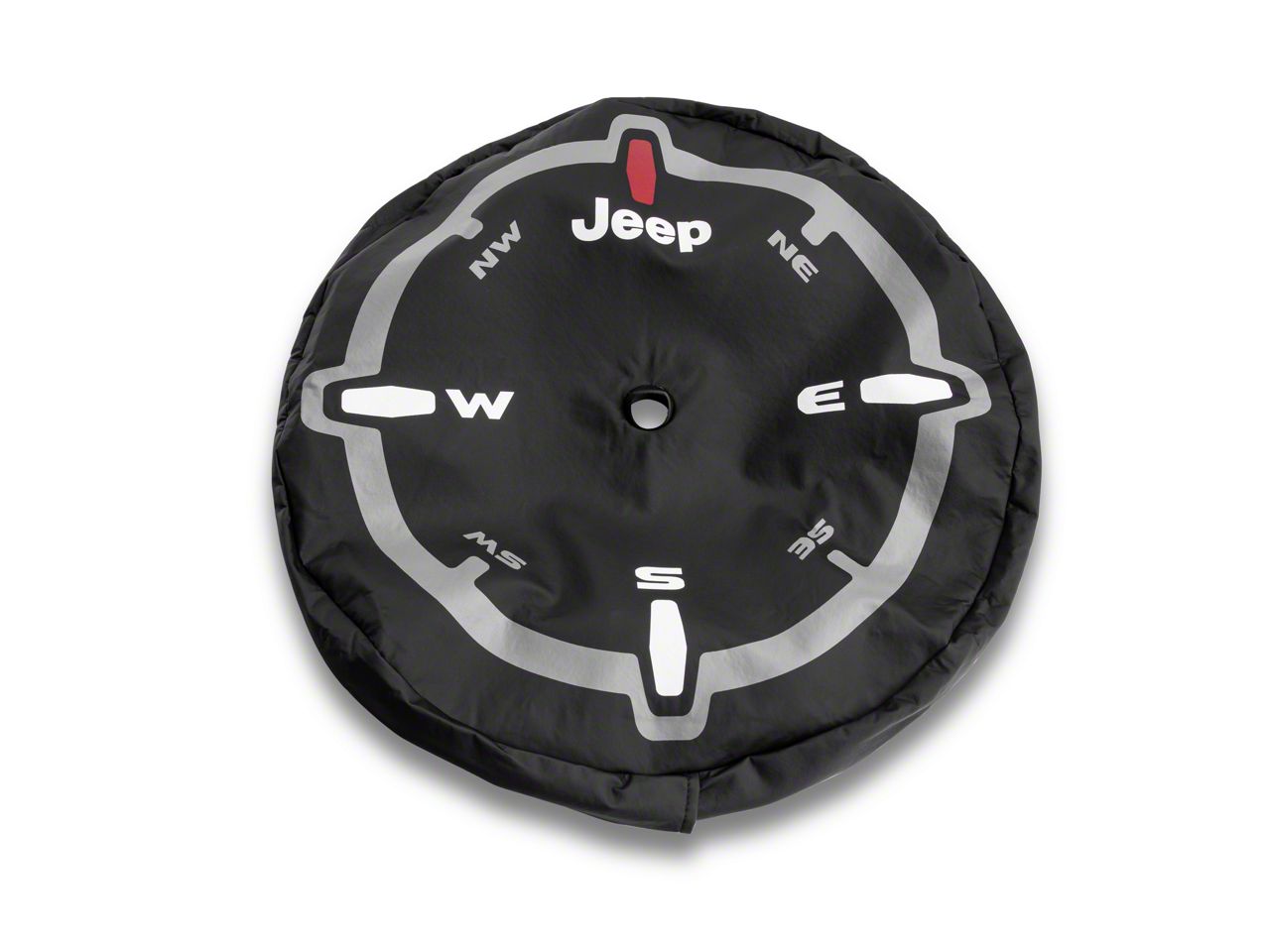 Mopar Jeep Wrangler Compass Design Spare Tire Cover; Black; 32-Inch Tire  Cover 82215446AB (18-23 Jeep Wrangler JL) Free Shipping