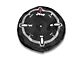 Mopar Compass Design Spare Tire Cover; Black; 32-Inch Tire Cover (18-24 Jeep Wrangler JL)