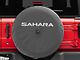 Mopar Sahara Spare Tire Cover; Black; 32-Inch Tire Cover (18-24 Jeep Wrangler JL)