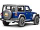 Mopar Cartooned Jeep Wrangler Spare Tire Cover; Black Denim; 32-Inch Tire Cover (66-18 Jeep CJ5, CJ7, Wrangler YJ, TJ & JK)