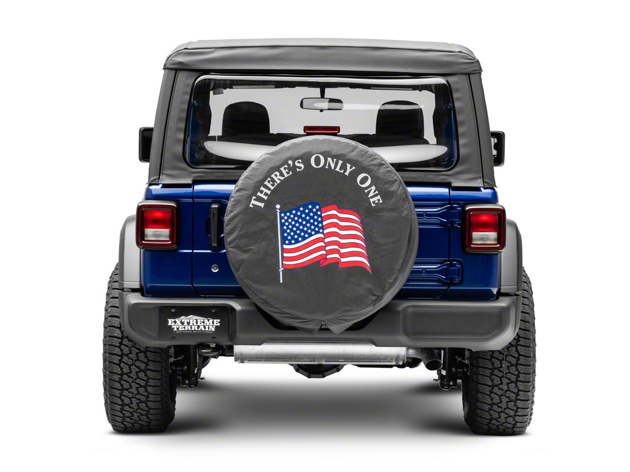 Mopar Jeep Wrangler There's Only One American Flag スペアタイヤ