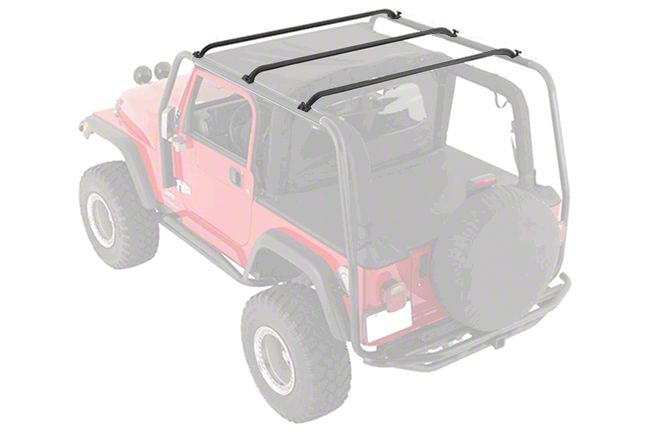 Smittybilt Jeep Wrangler Replacement Vertical Bars for SRC Roof