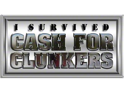SEC10 I Survived Cash for Clunkers Sticker