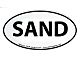 SEC10 SAND Euro-Style Oval Decal