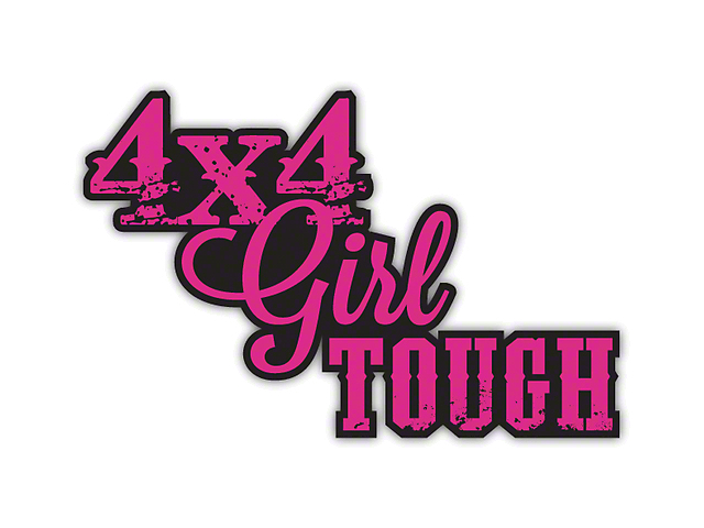 SEC10 4x4 Girl Tough Decal