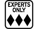 SEC10 EXPERTS ONLY Road Sign Decal