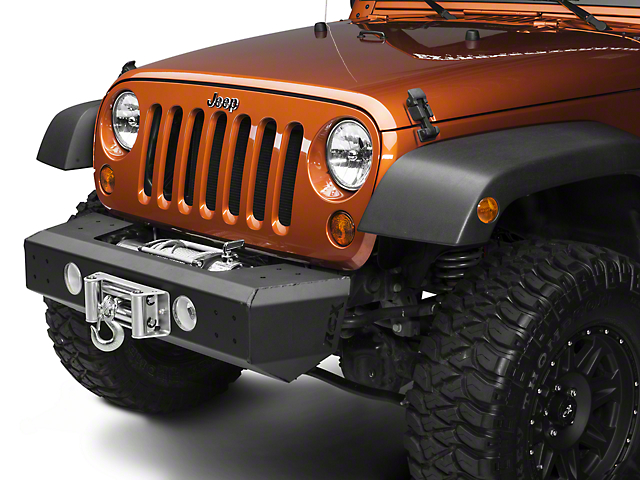 Rough Country Stubby Front Bumper w/ Winch Mount (07-18 Jeep Wrangler JK)