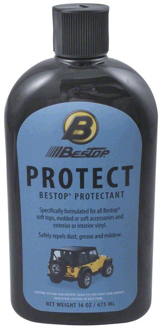 Bestop Jeep Wrangler Soft Top Protectant 16 oz. Bottle BST1120200