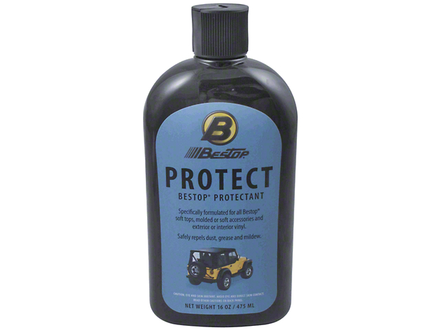 Bestop Soft Top Protectant for Non-Twill Fabrics; 16 oz. Bottle