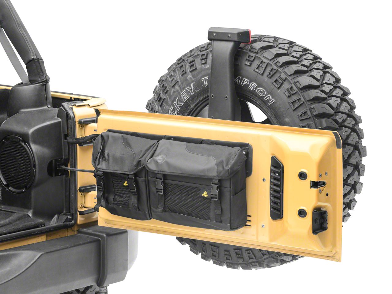 Canvas Tailgate Cargo Storage Bag & Tool Kit Organizer Pockets For Jeep Wrangler