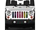 Grille Insert; Pixelation (07-18 Jeep Wrangler JK)