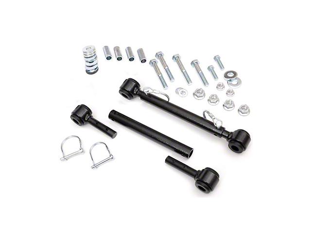 Rough Country Front Quick Disconnects for 4 to 6-Inch Lift (76-95 Jeep CJ5, CJ7 & Wrangler YJ)