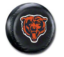 Jeep Wrangler Chicago Bears NFL Spare Tire Cover Black (8720 Jeep