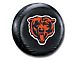 Chicago Bears NFL Spare Tire Cover; Black (66-18 Jeep CJ5, CJ7, Wrangler YJ, TJ & JK)
