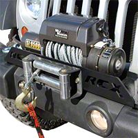 Jeep JK Winch Mounting Plates (2007-2015 Wrangler) | Free Shipping