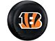 Cincinnati Bengals NFL Spare Tire Cover; Black (66-18 Jeep CJ5, CJ7, Wrangler YJ, TJ & JK)